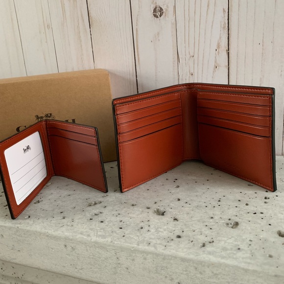 COACH 3in1 WALLET COMPACT ID WALLET IN SIGNATURE - Picture 4 of 7